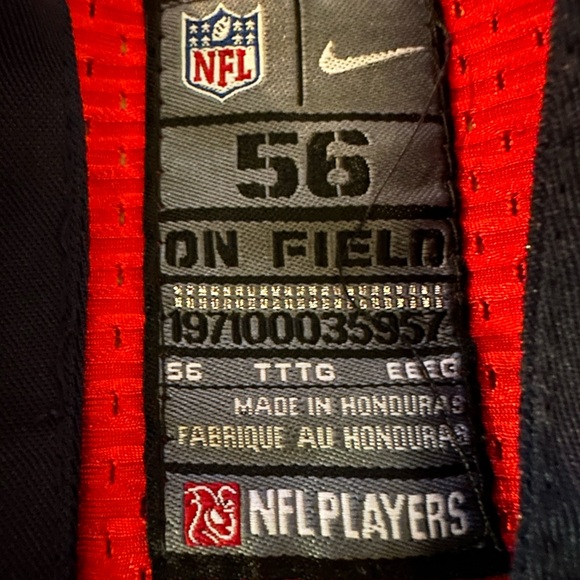 Nike Men’s Houston Texans Jadeveon Clowney Stitched Jersey Sz 56 - Picture 7 of 8